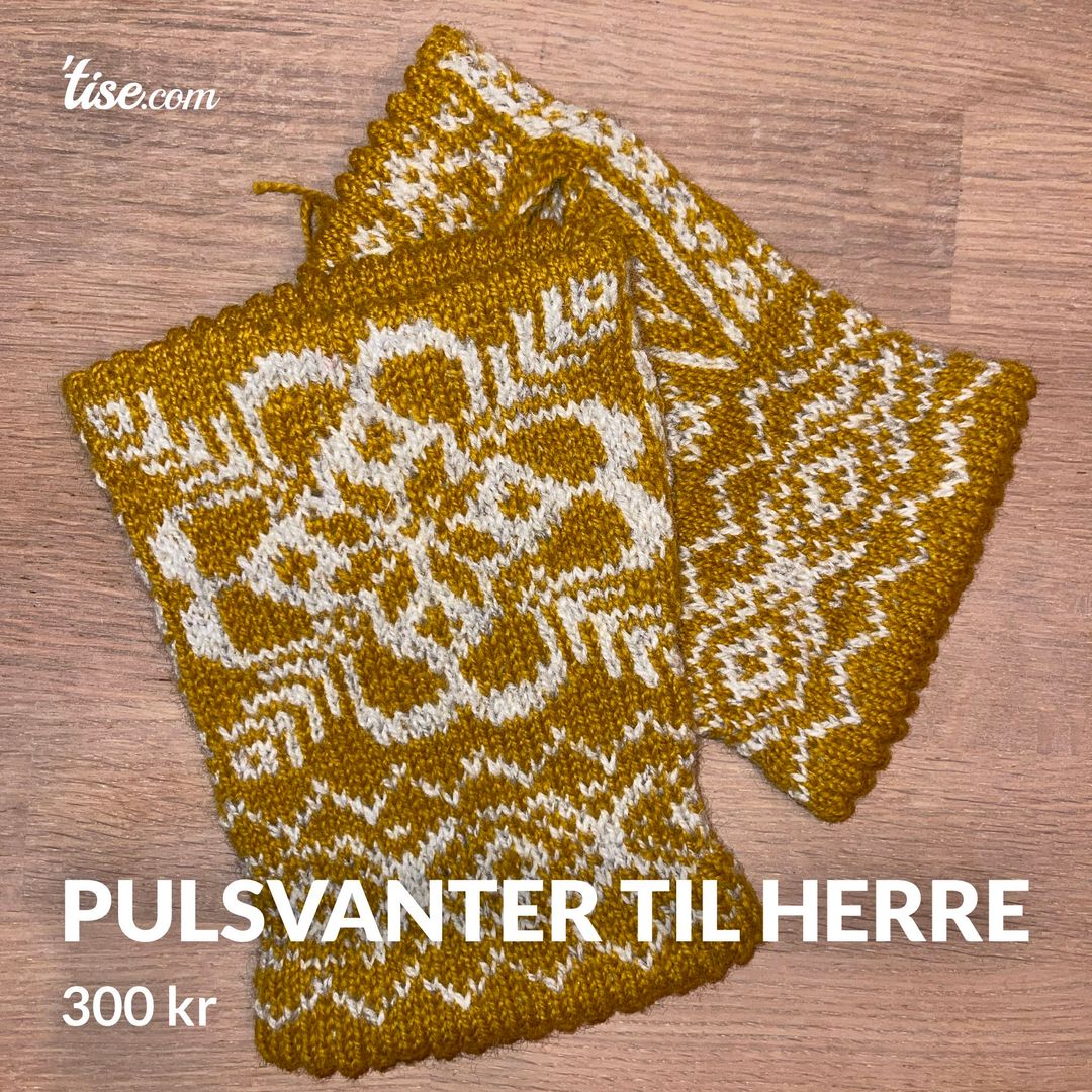 Pulsvanter til herre