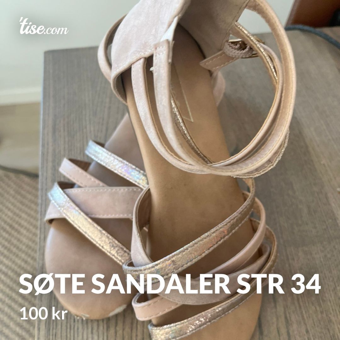 Søte sandaler str 34