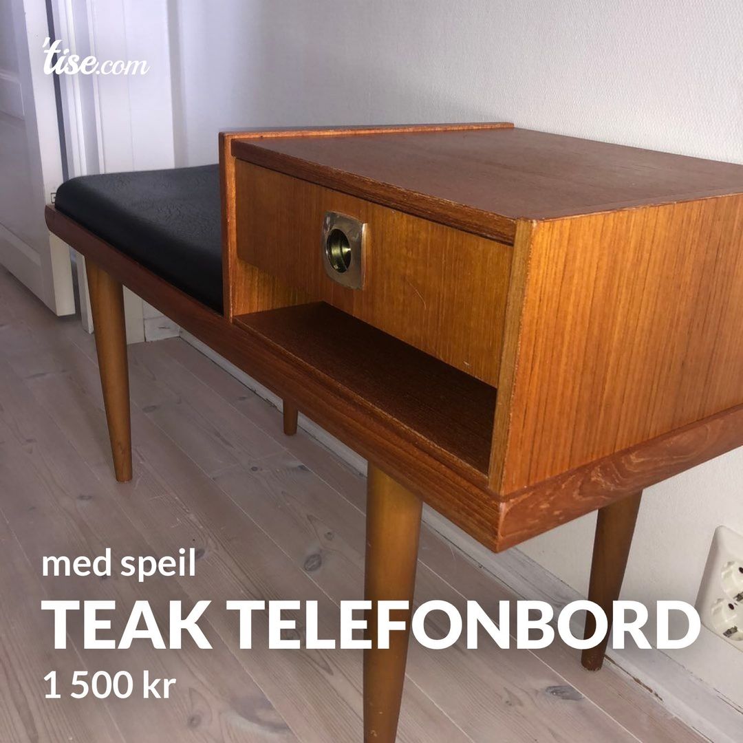 TEAK TELEFONBORD