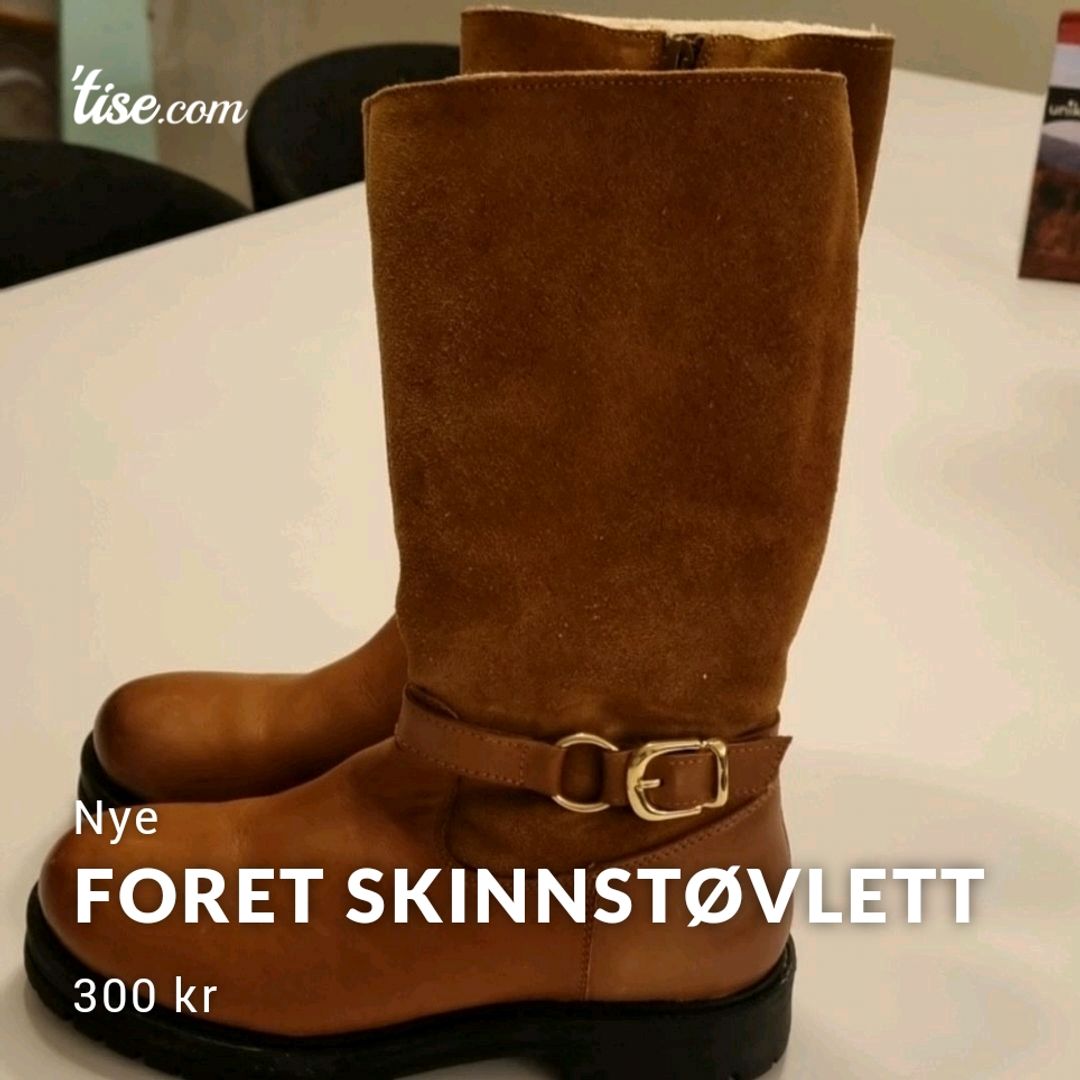 Foret skinnstøvlett