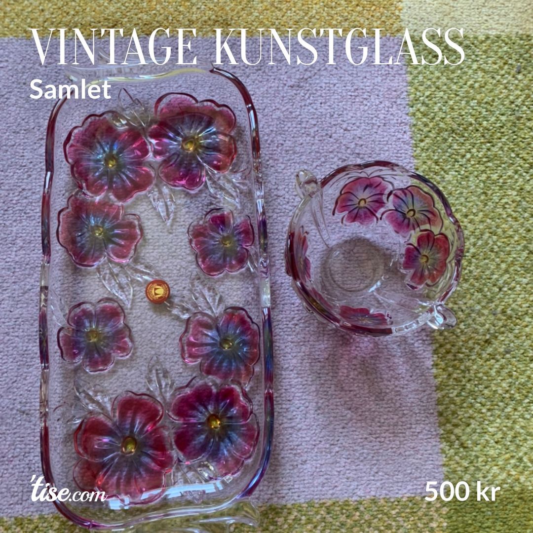 Vintage kunstglass