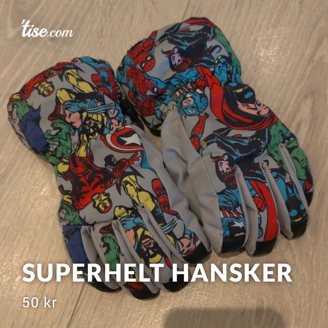 Superhelt Hansker