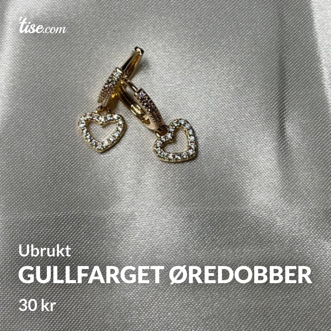 GULLFARGET ØREDOBBER