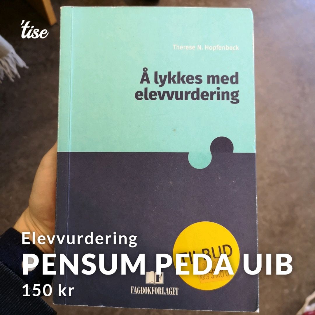 Pensum PEDA UiB