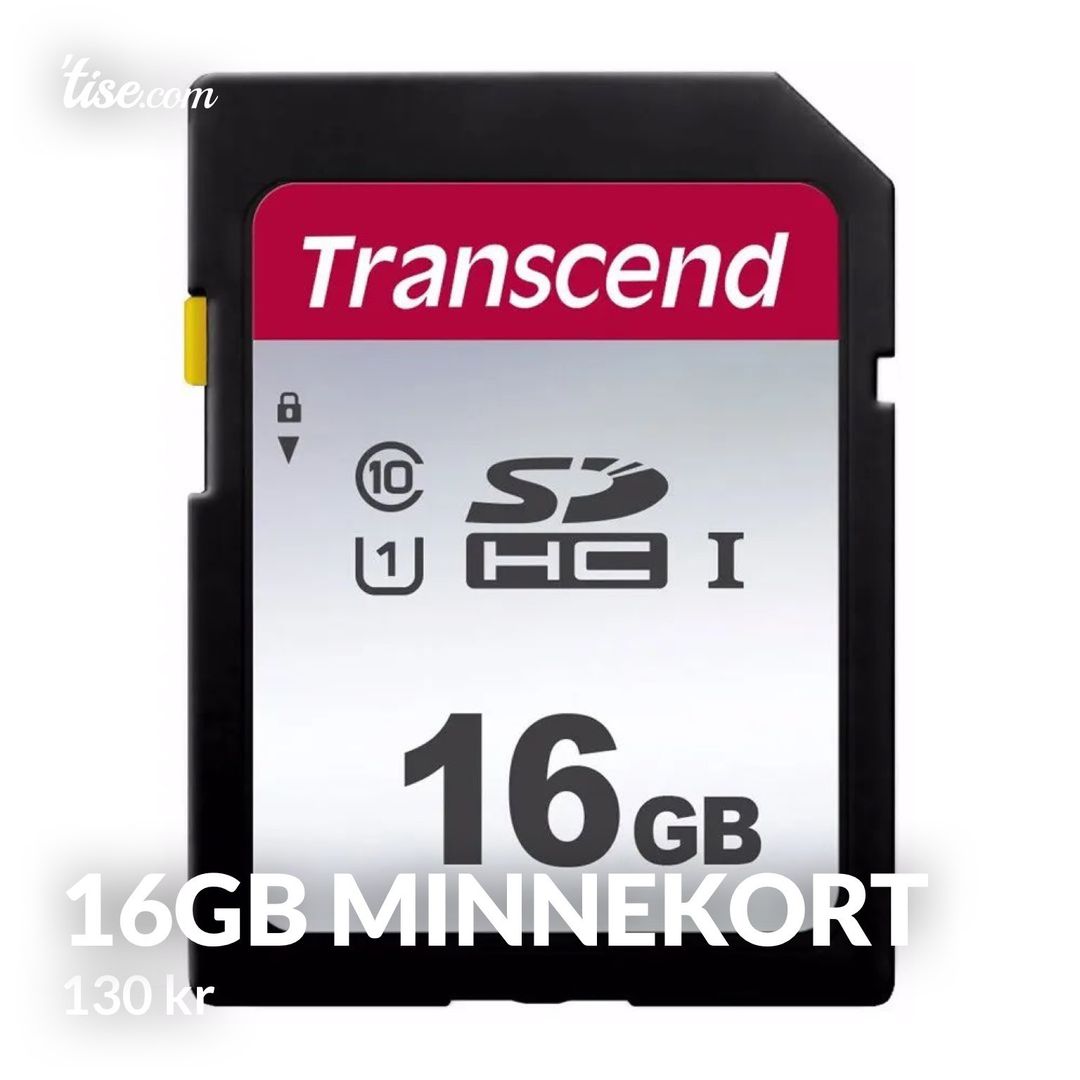 16GB minnekort