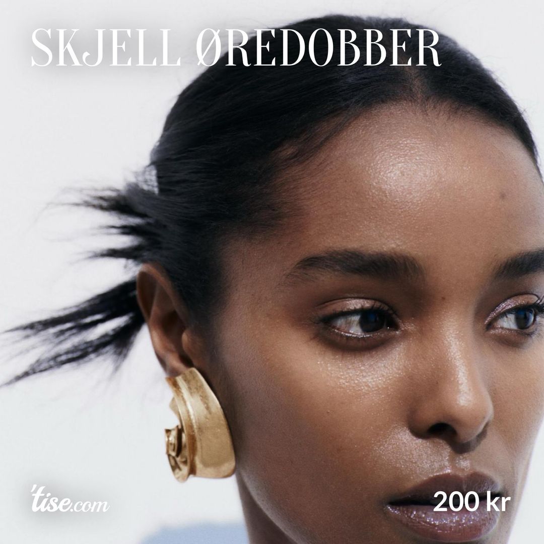 Skjell øredobber