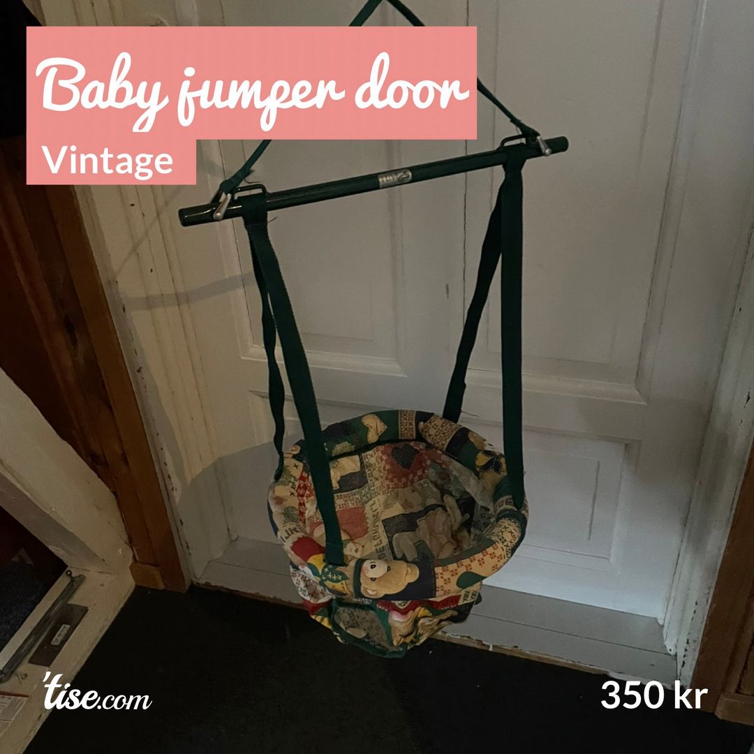 Baby jumper door