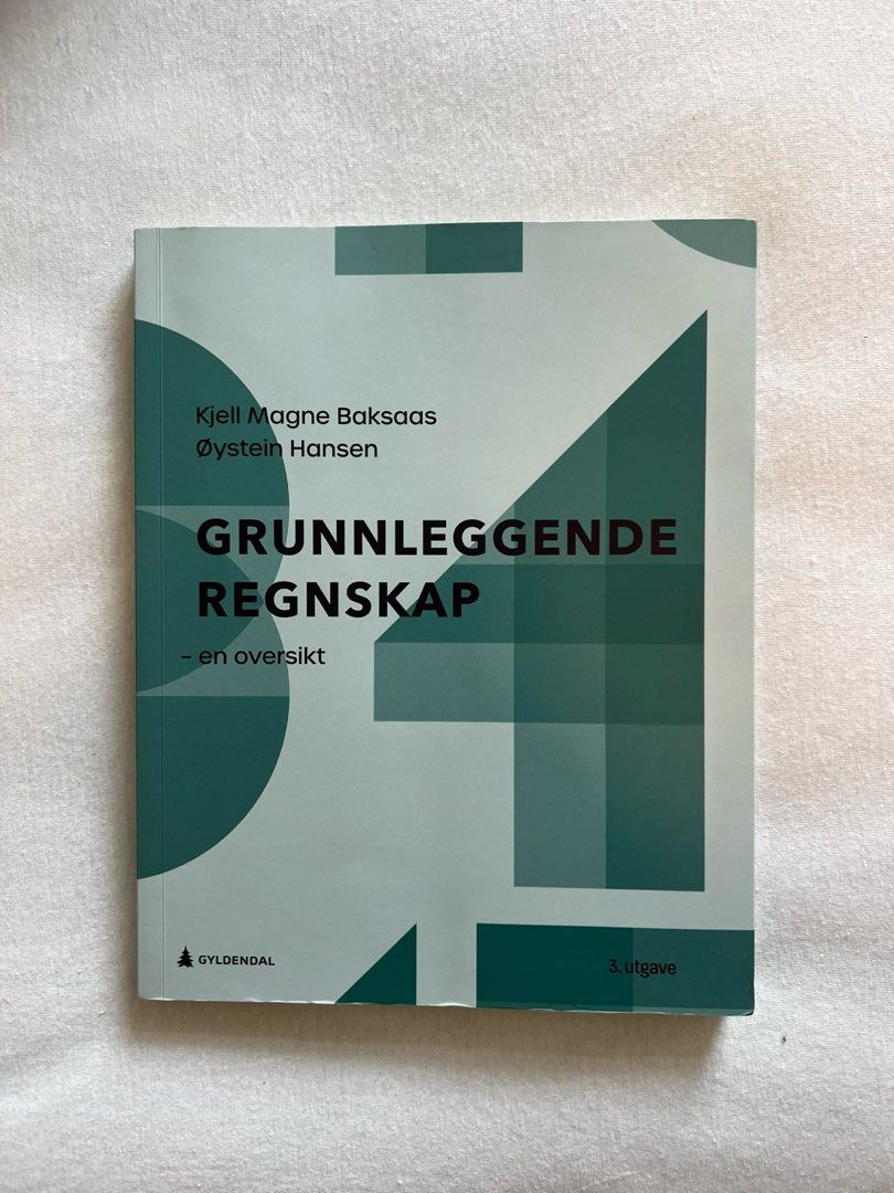 Regnskap bok