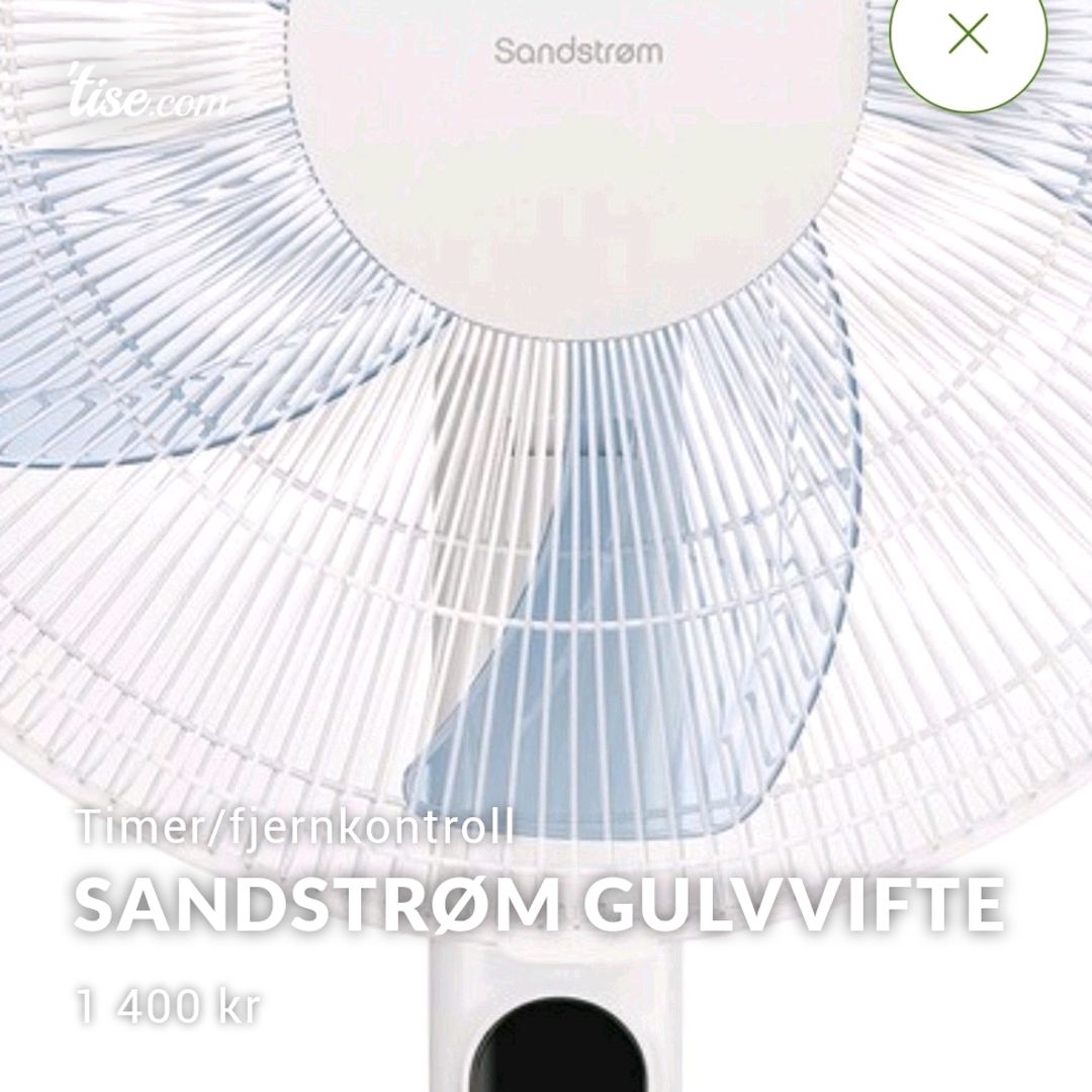 Sandstrøm Gulvvifte