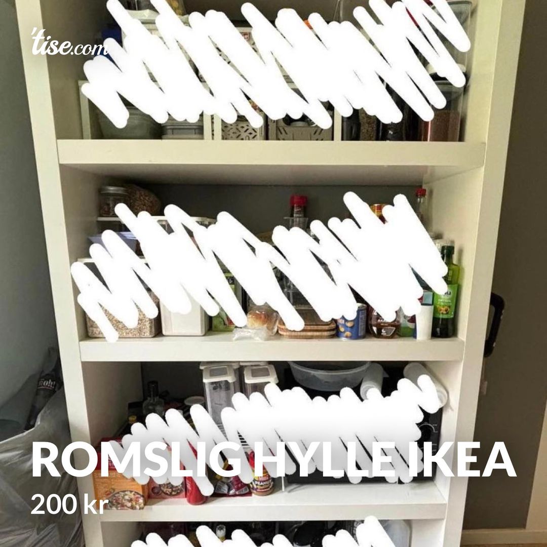 Romslig hylle IKEA