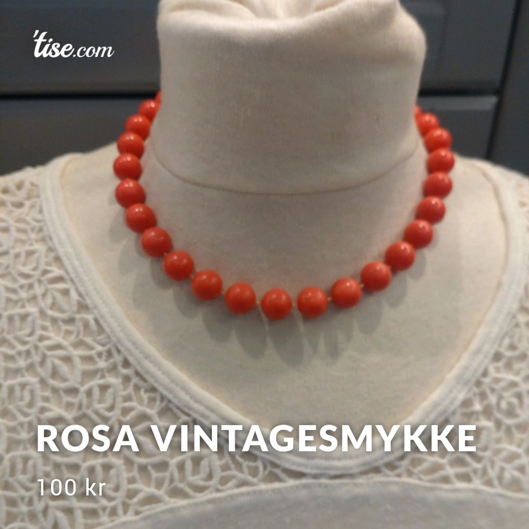 Rosa Vintagesmykke