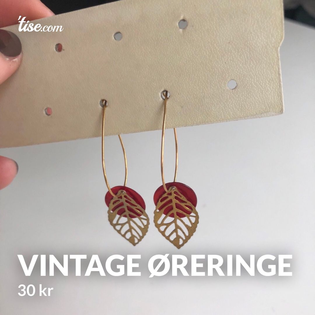 Vintage øreringe