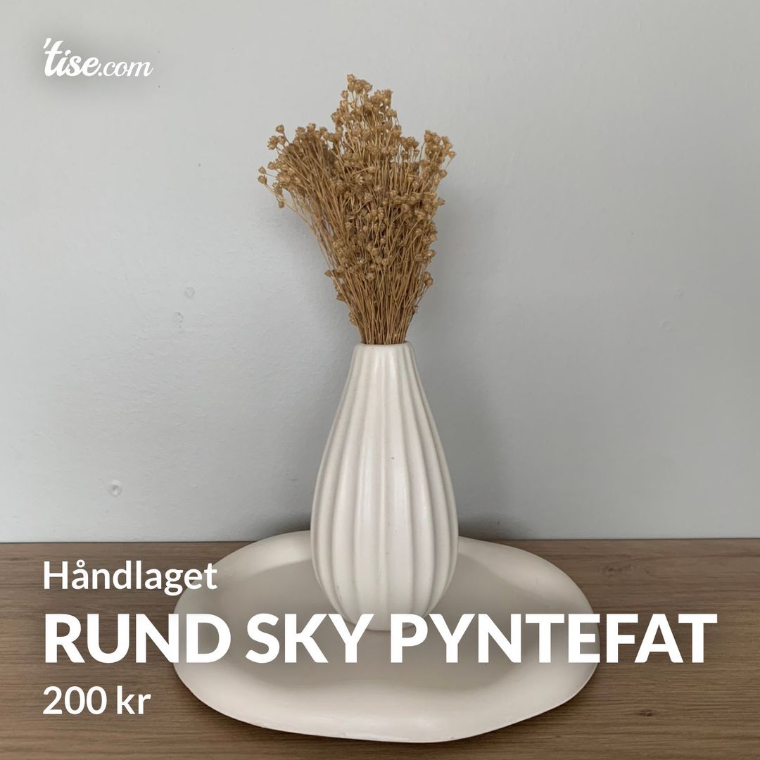 Rund sky pyntefat