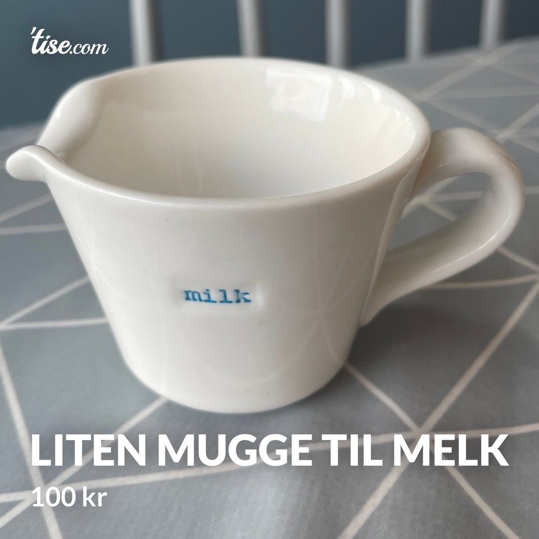 Liten mugge til melk