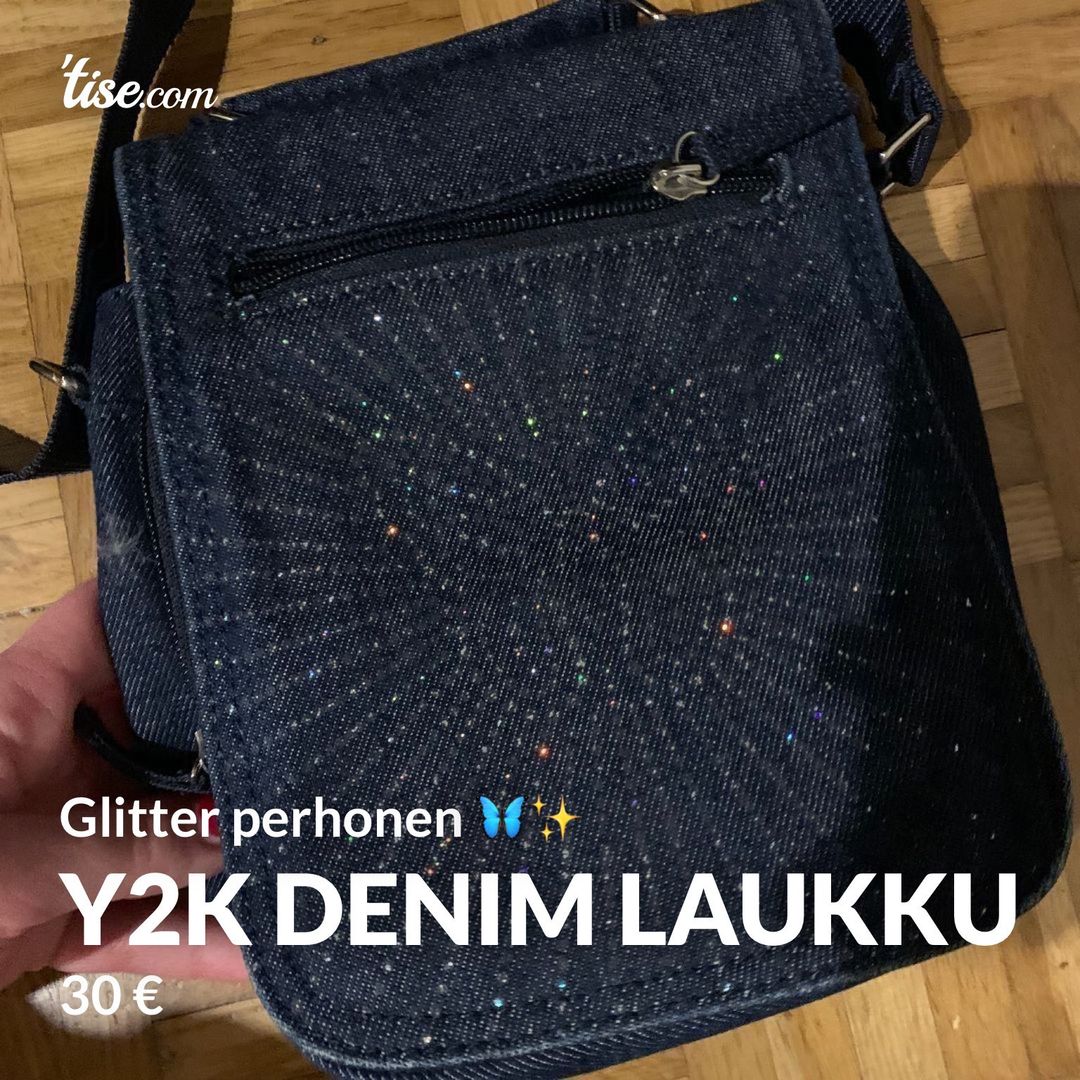 Y2k denim laukku