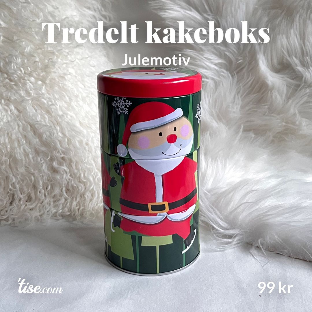 Tredelt kakeboks