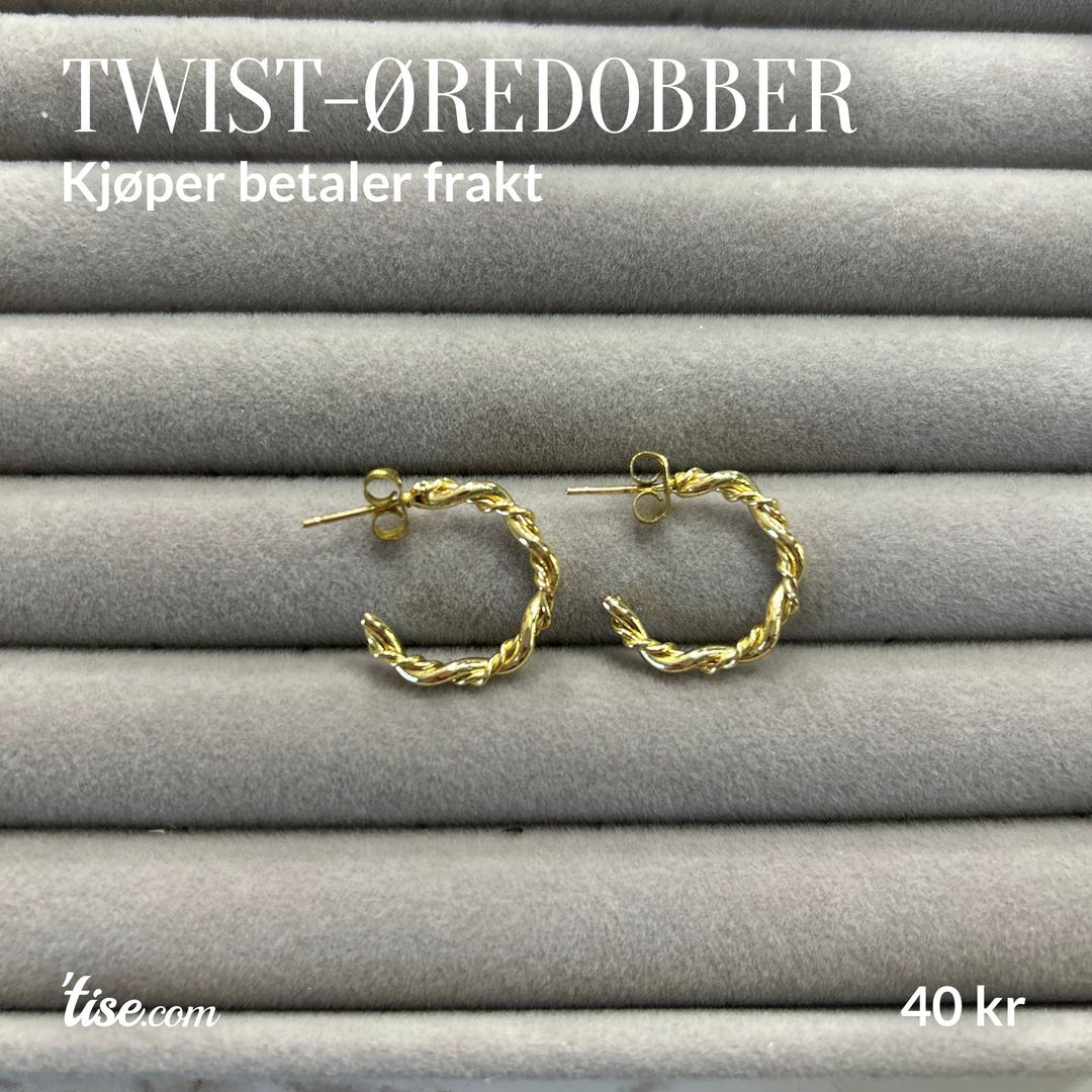 Twist-øredobber