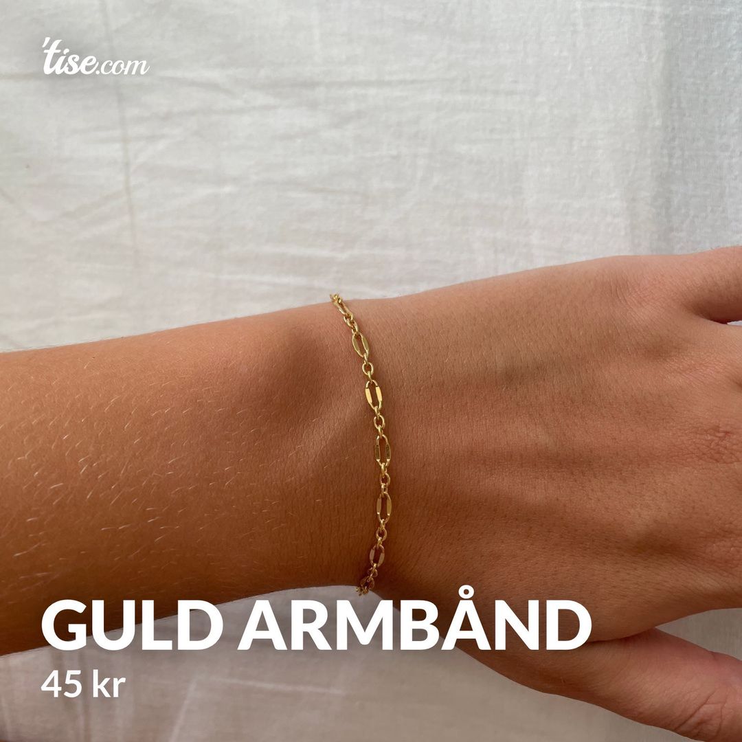 Guld armbånd