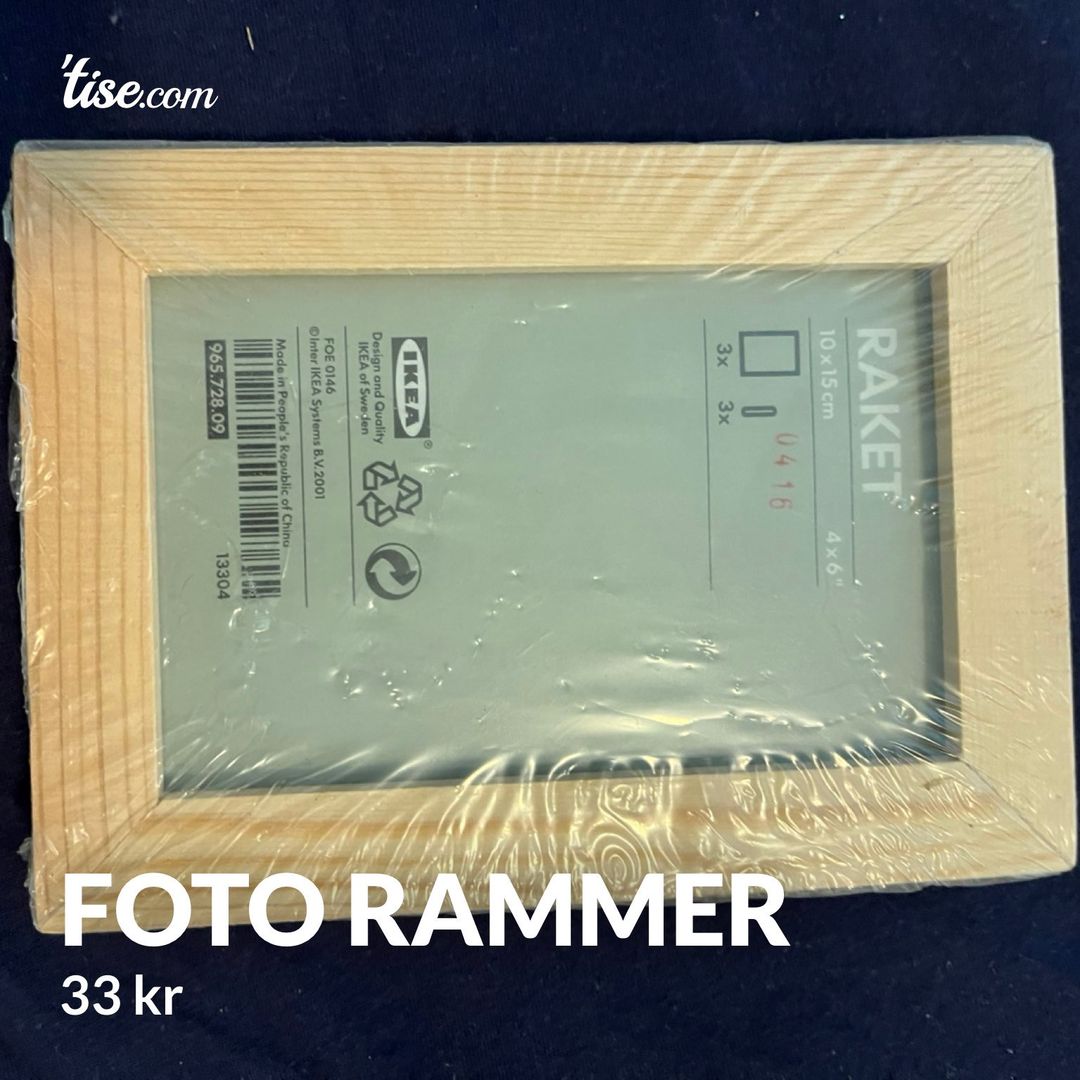 Foto rammer