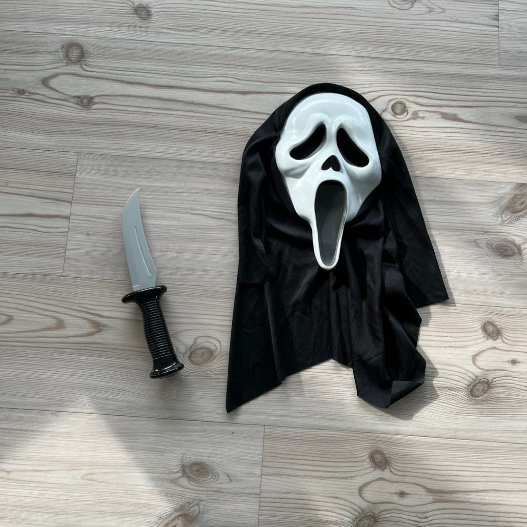 Scream maske og kniv