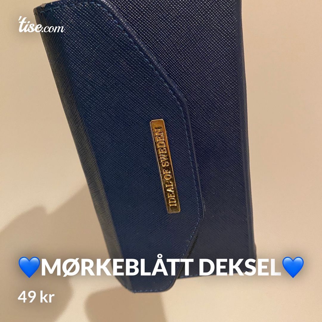 💙Mørkeblått deksel💙