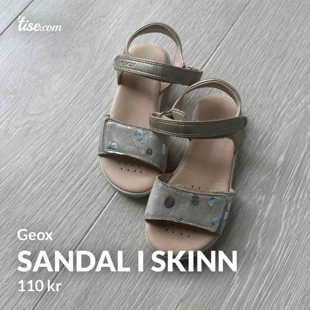 Sandal i skinn