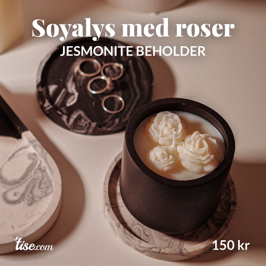 Soyalys med roser