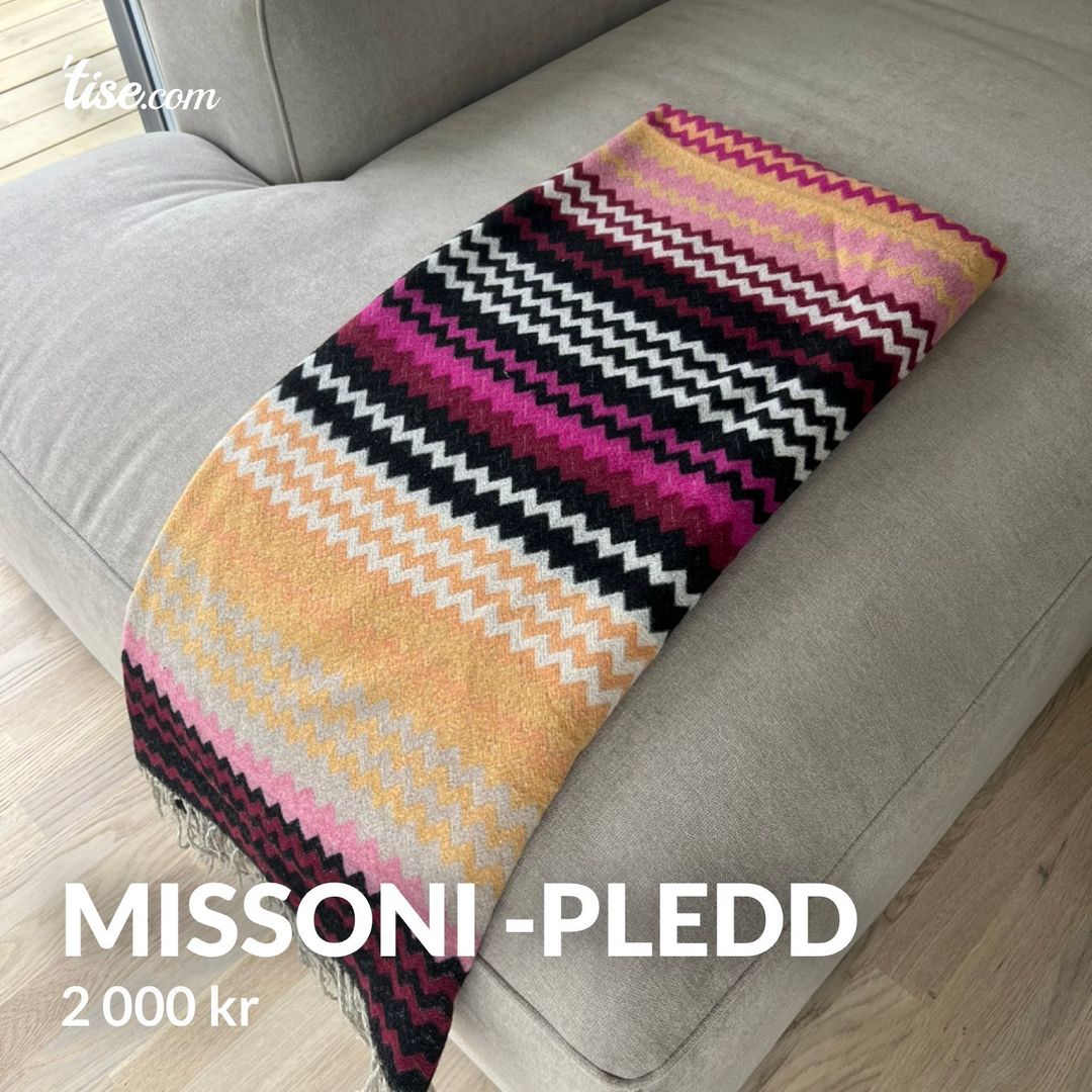 Missoni -pledd