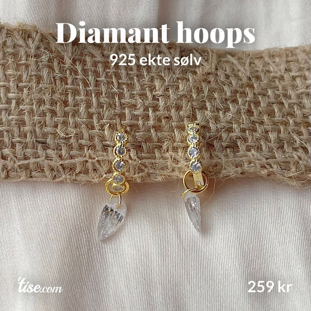 Diamant hoops