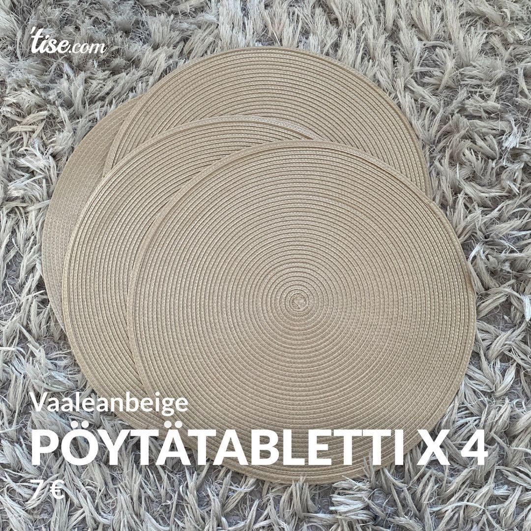 Pöytätabletti x 4