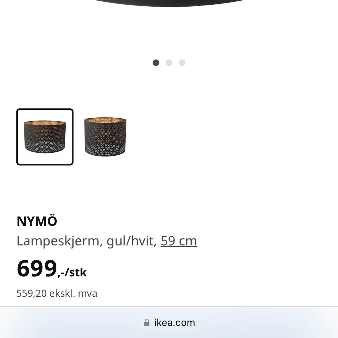 Nymö lamper IKEA