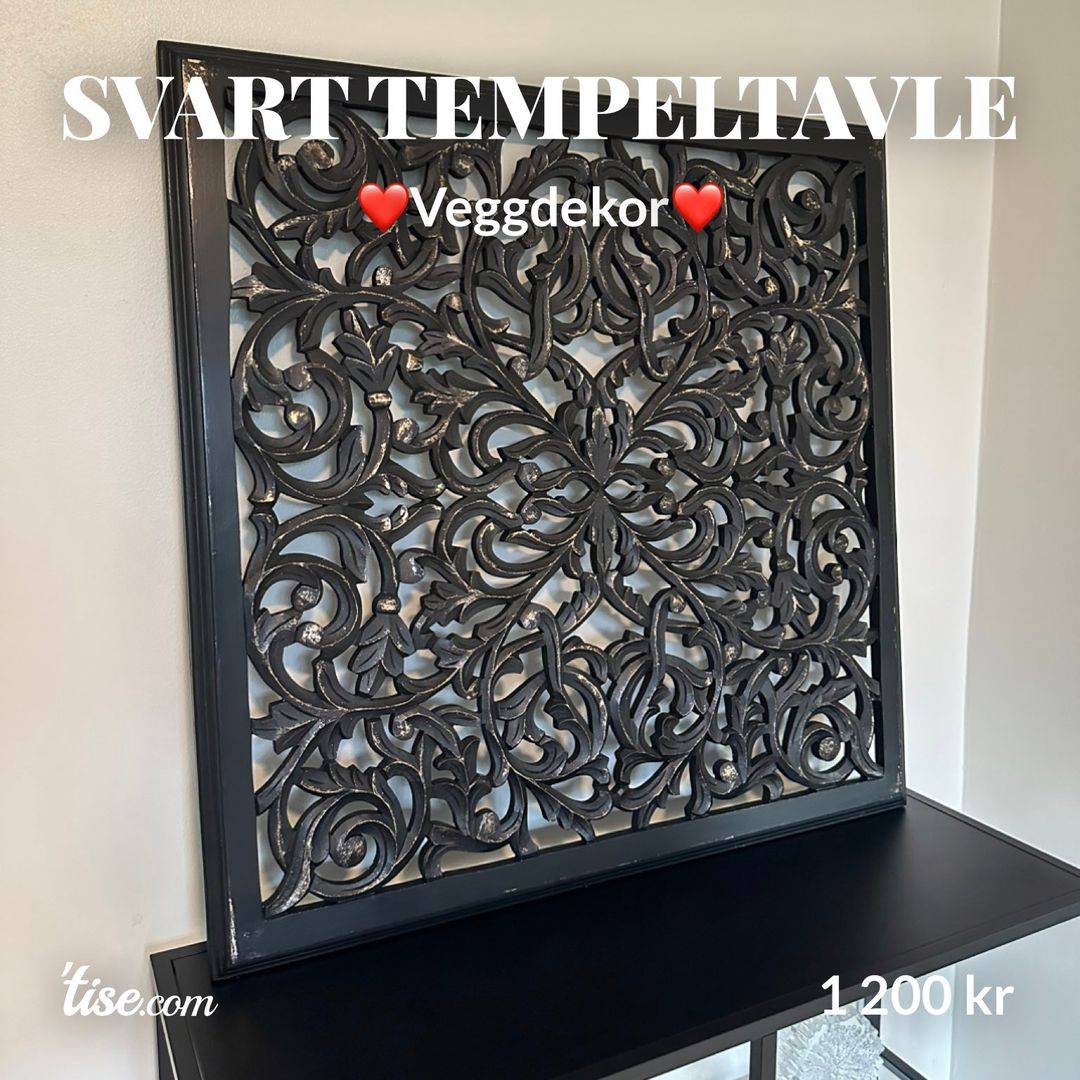 SVART TEMPELTAVLE