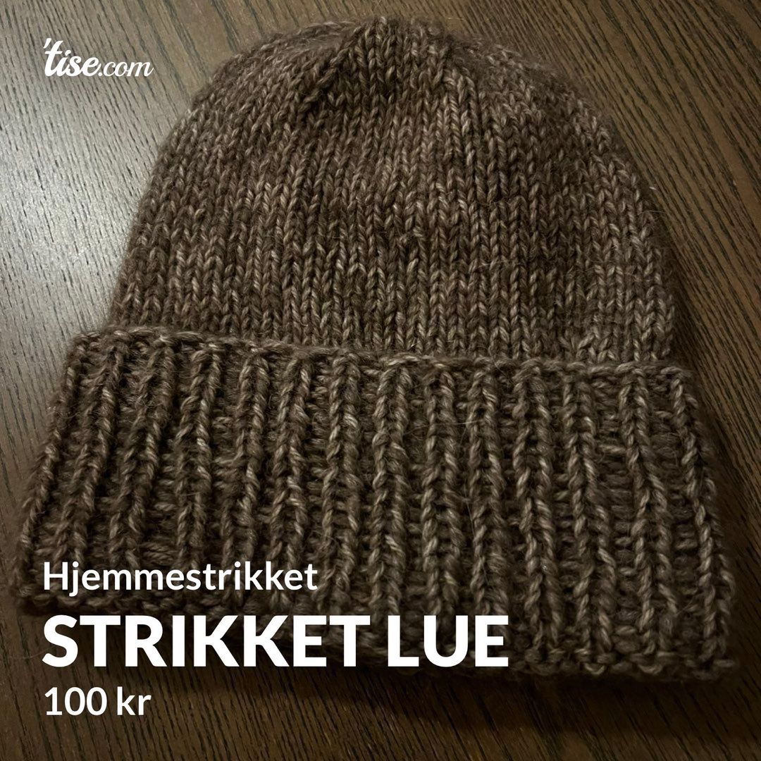 Strikket lue