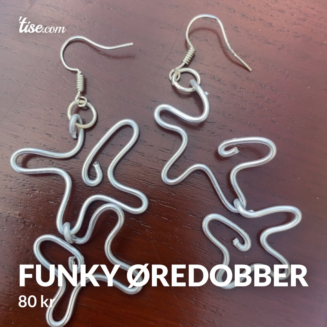 Funky øredobber