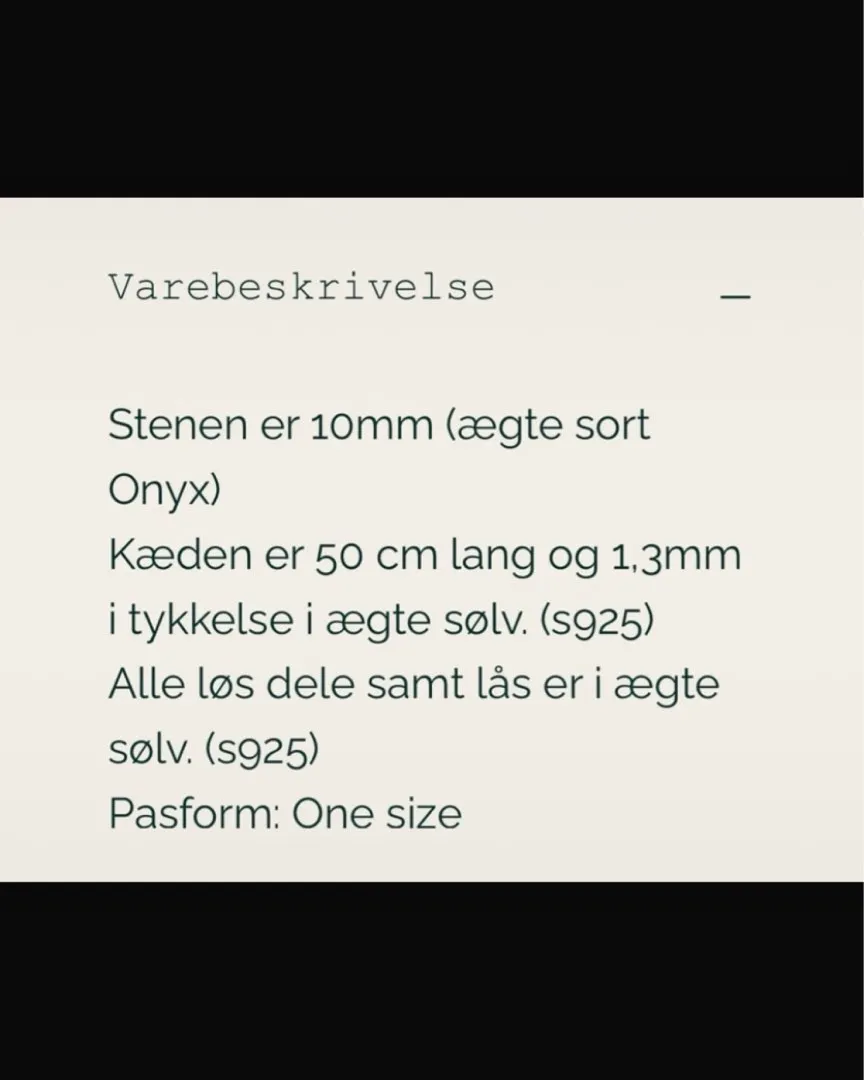 Sølvkæde