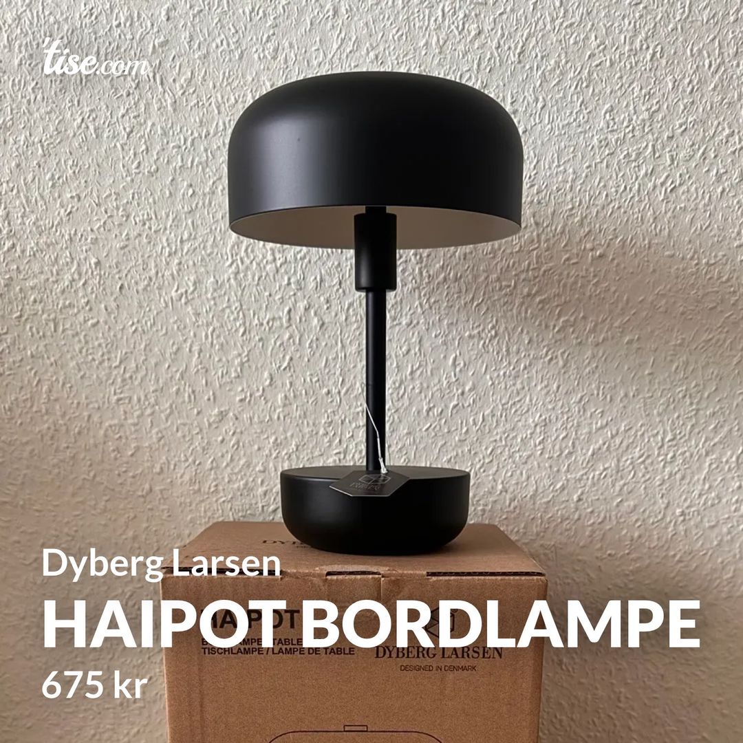 Haipot bordlampe