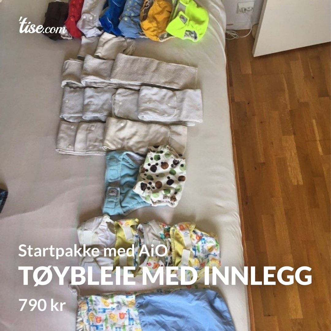 Tøybleie med innlegg