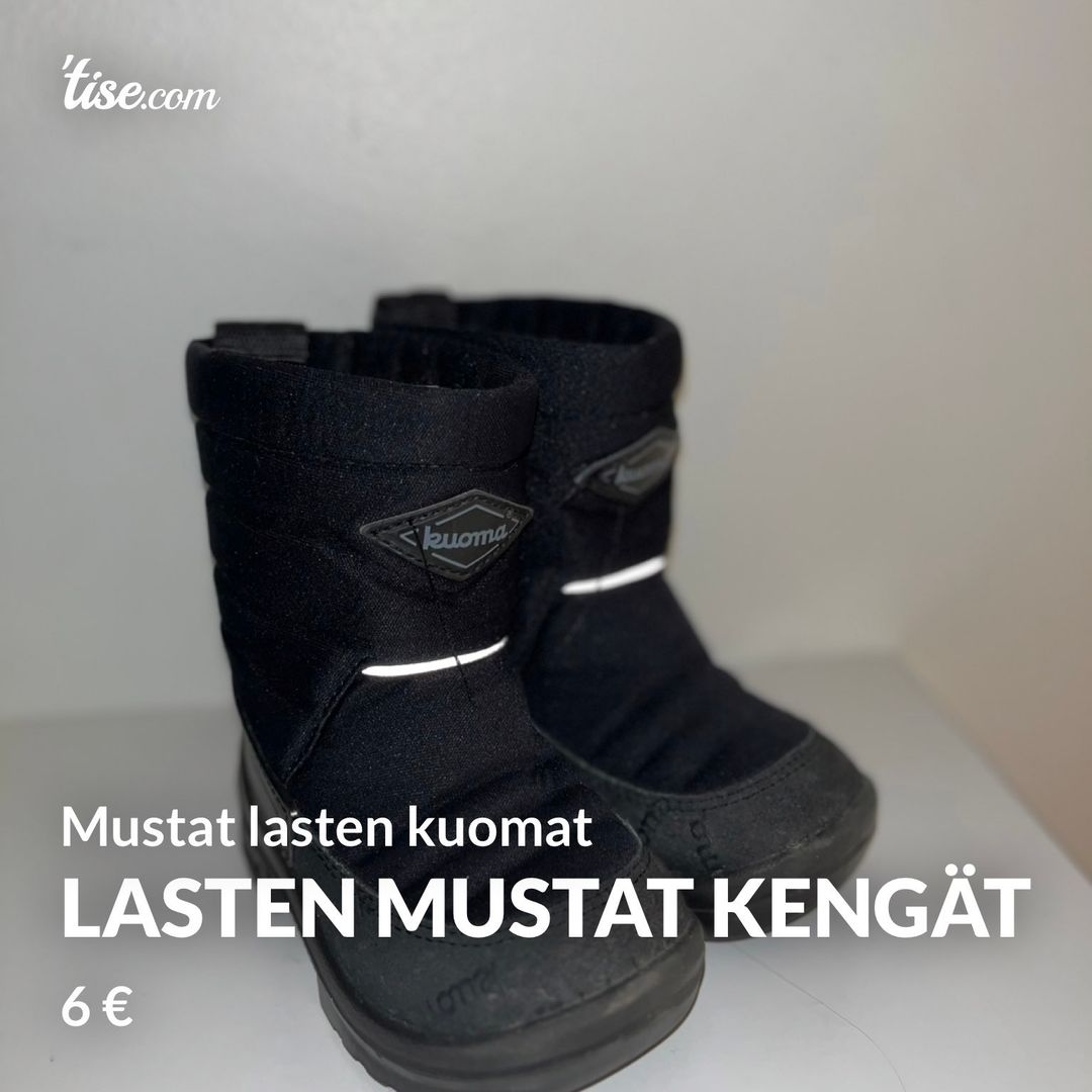 Lasten mustat kengät