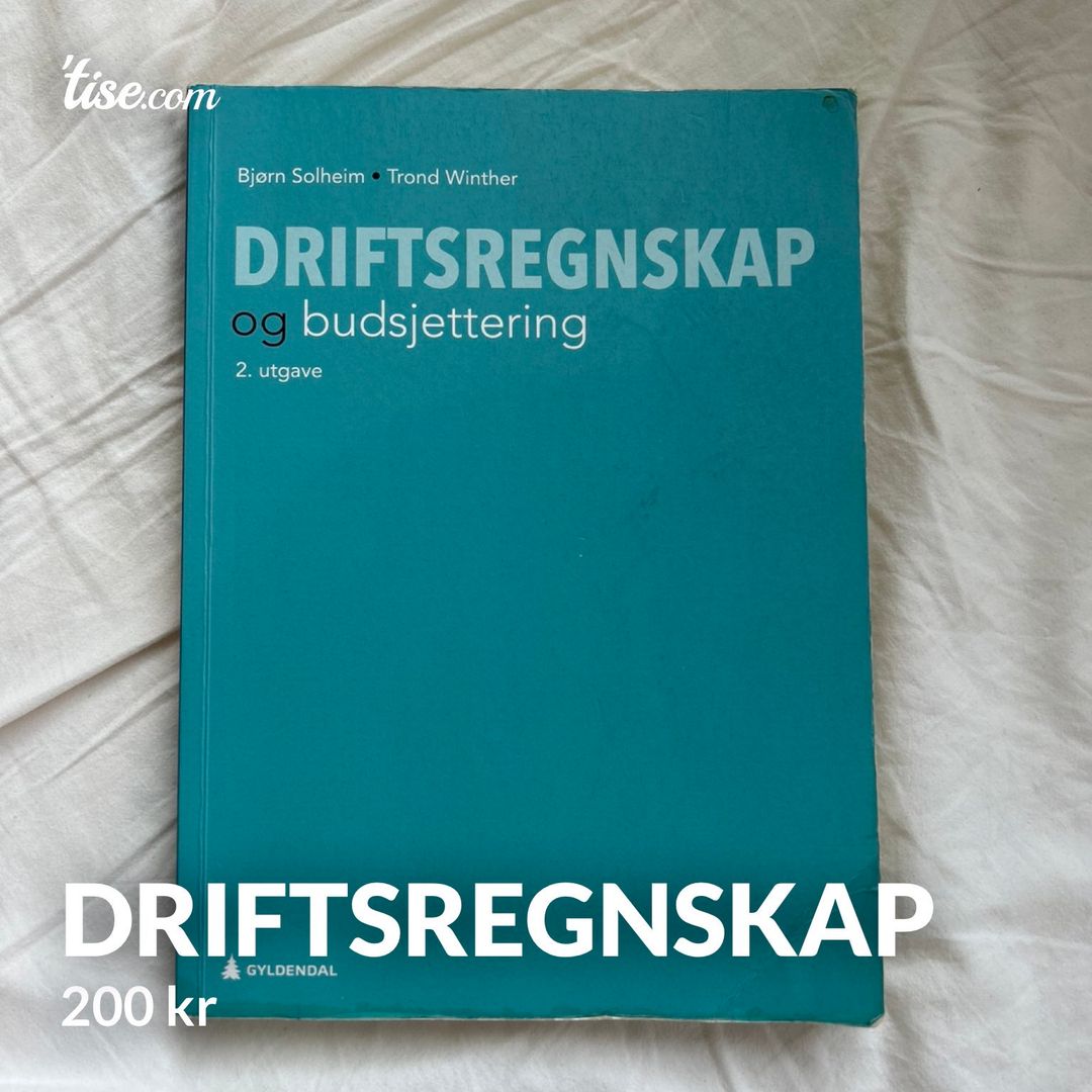 Driftsregnskap