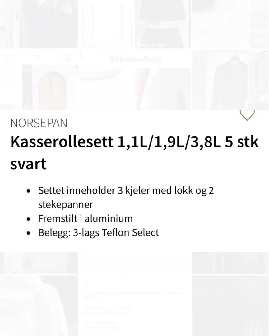 kasserollesett