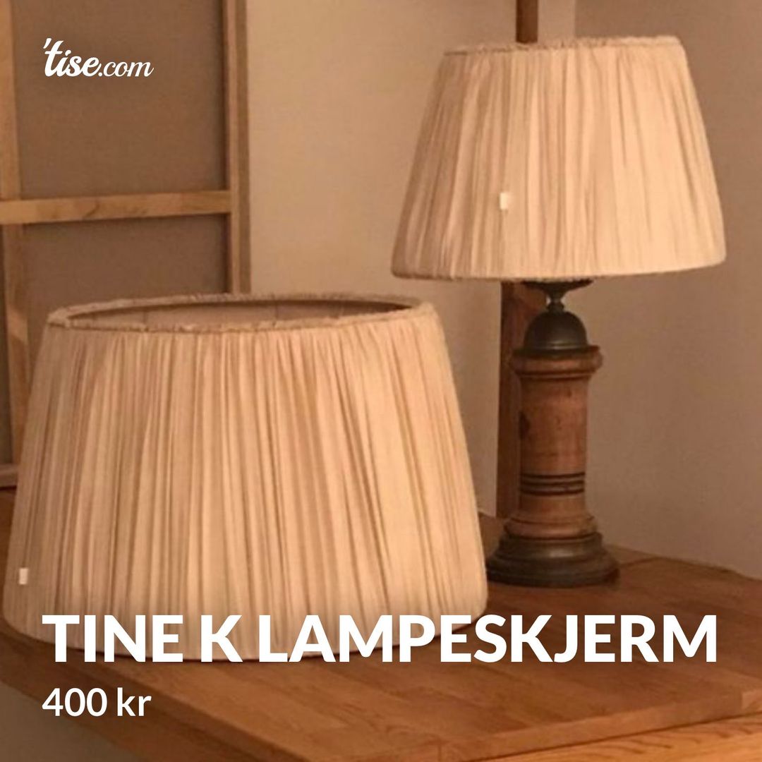 Tine K lampeskjerm