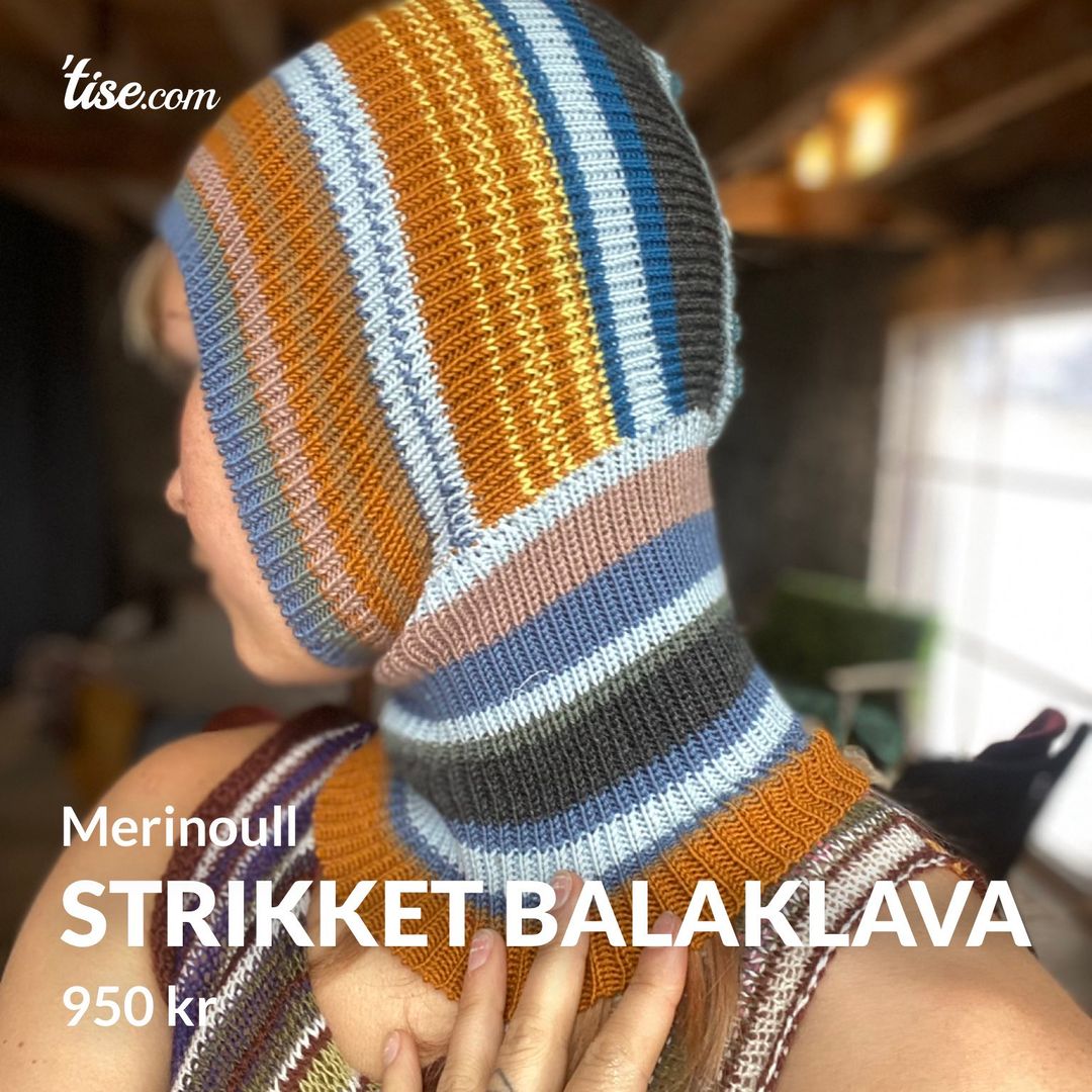 Strikket balaklava