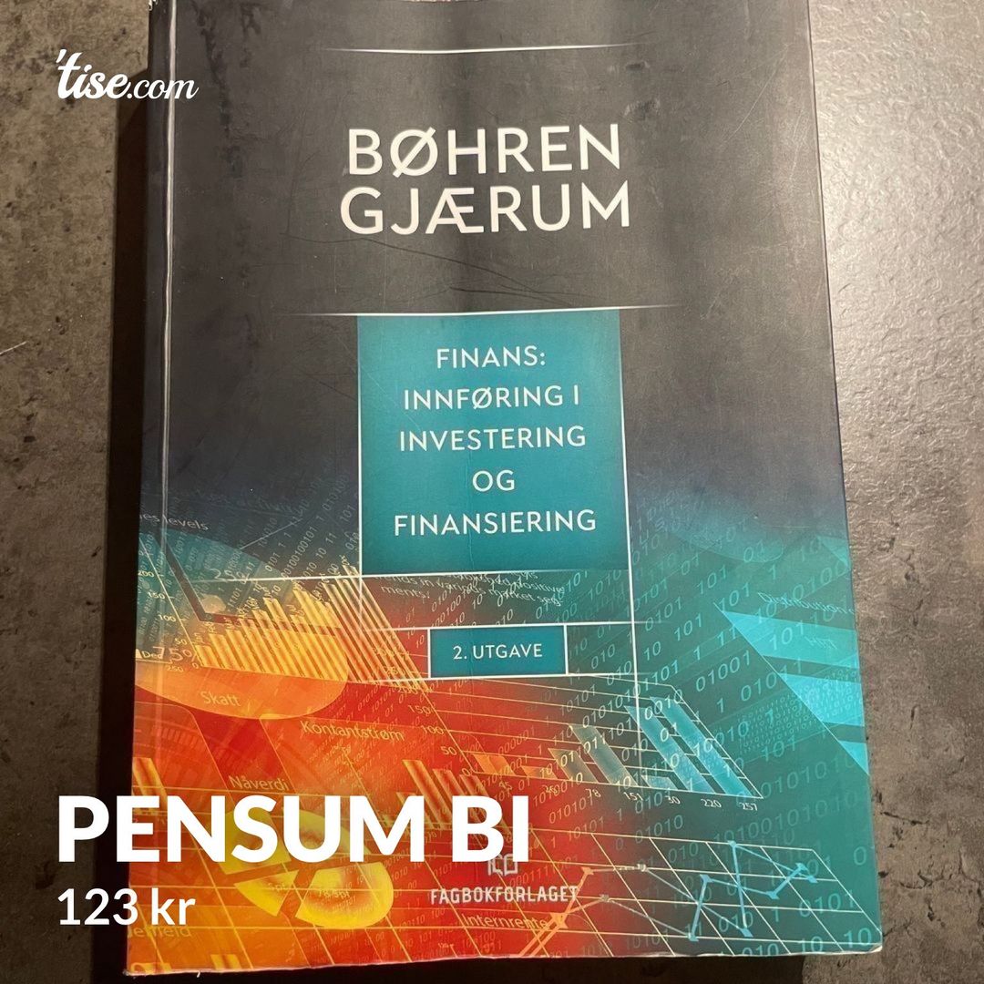 Pensum BI