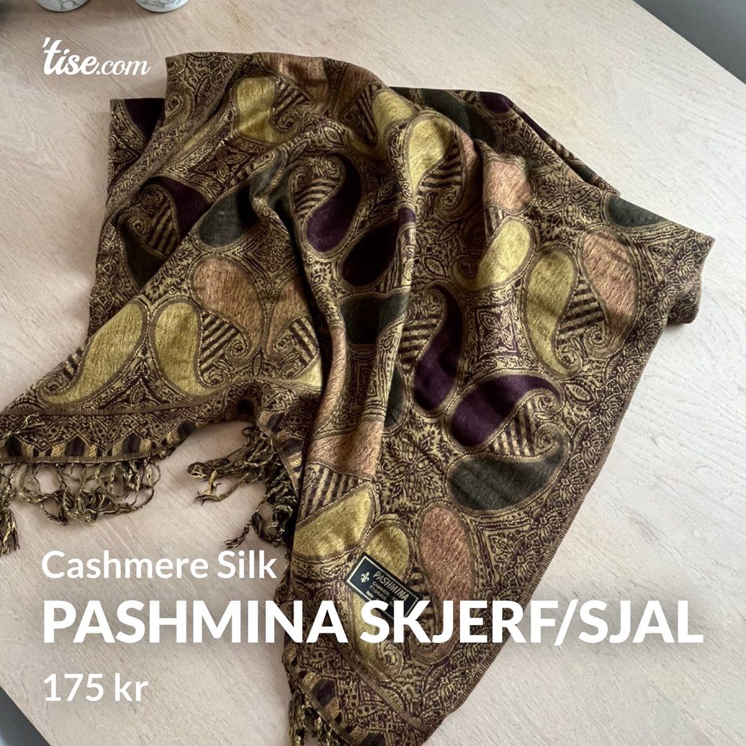 Pashmina skjerf/sjal