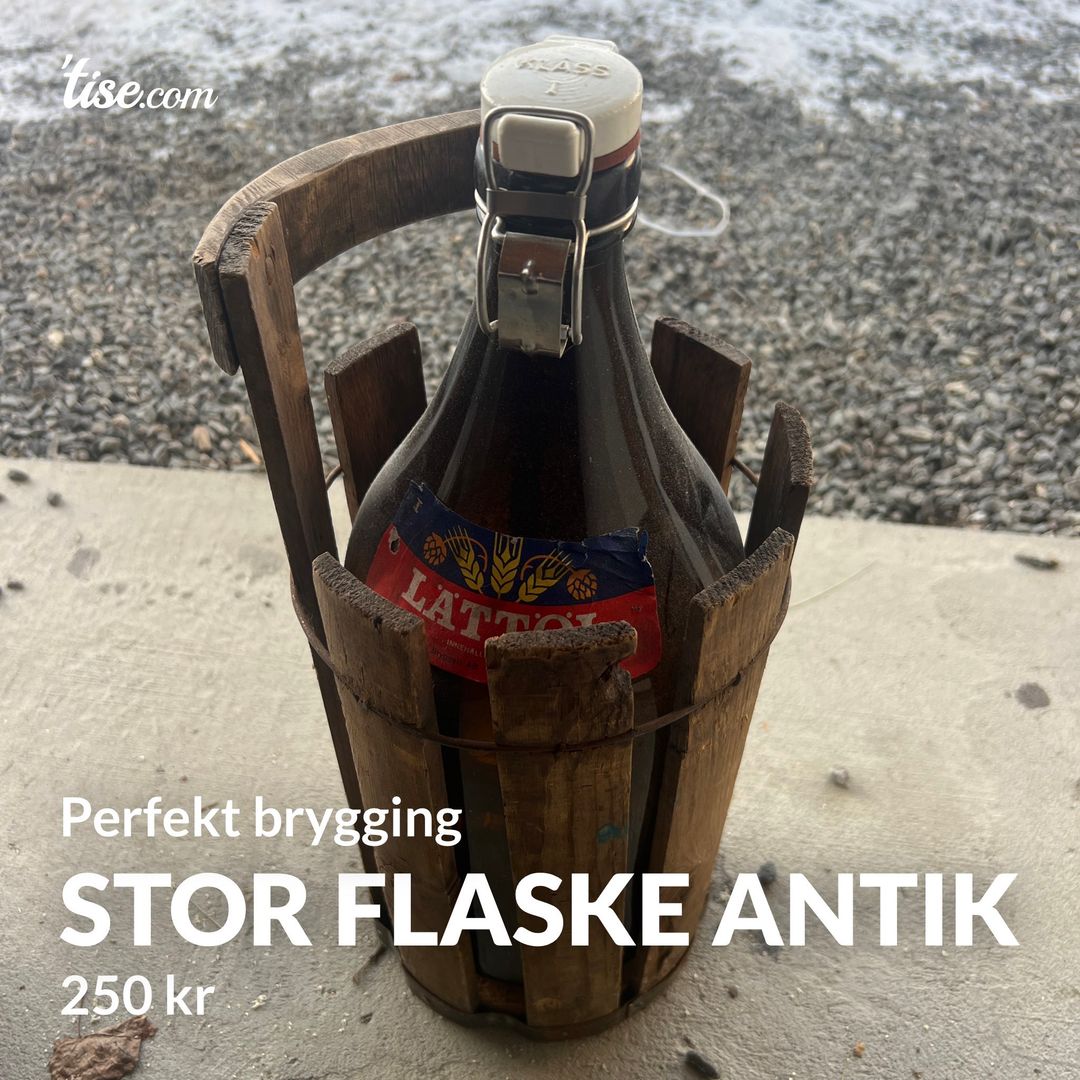 Stor flaske antik