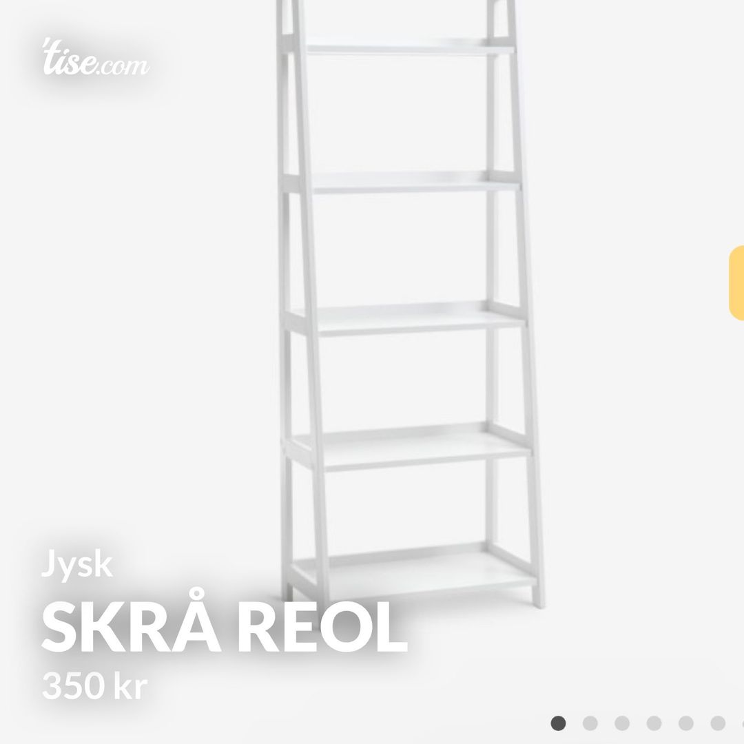 Skrå reol