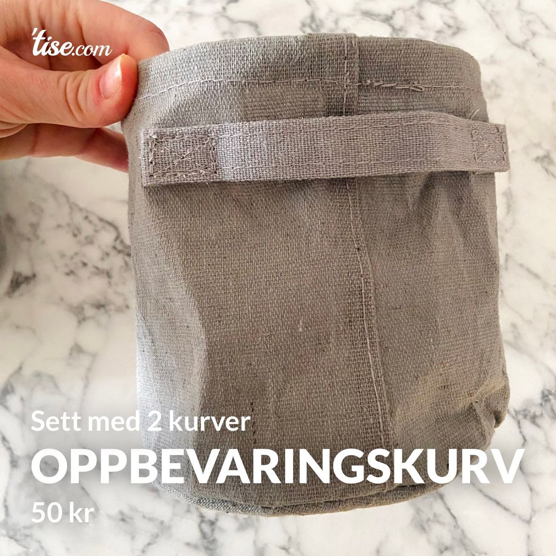 Oppbevaringskurv