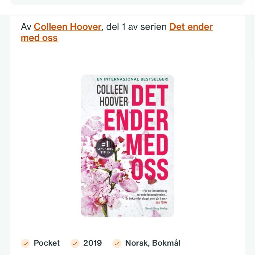 Det ender med oss