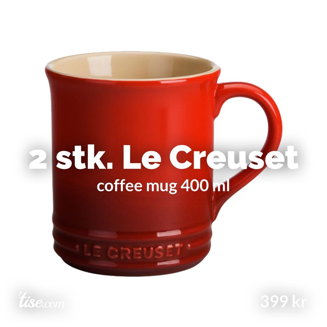 2 stk Le Creuset