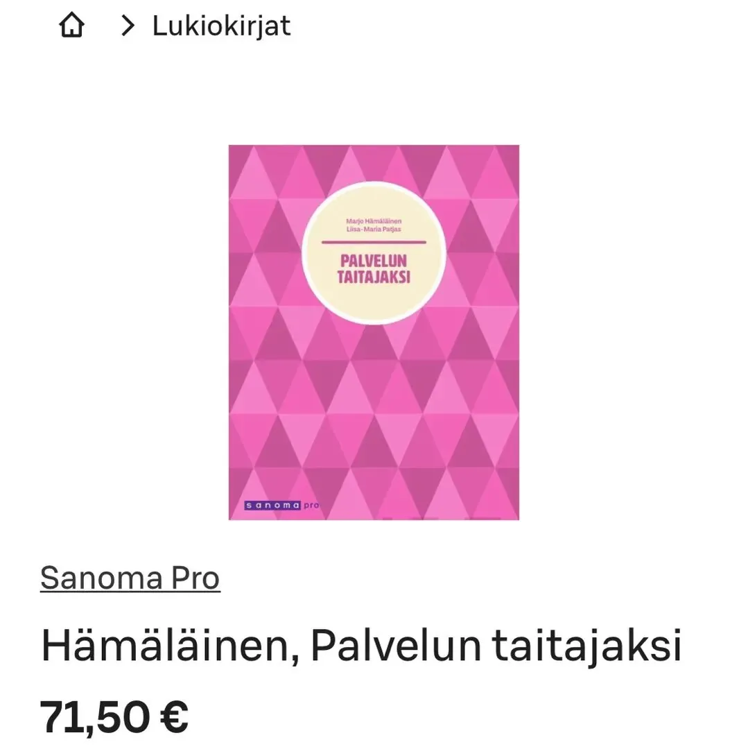 Palvelun taitajaksi